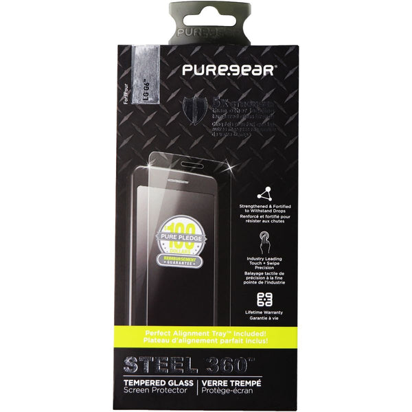 PureGear Steel 360 Tempered Glass Screen Protector for LG G6 - Clear - PureGear - Simple Cell Shop, Free shipping from Maryland!