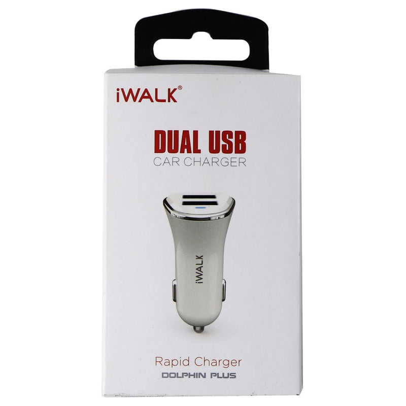 iWalk 4.8A Car Charger With Dual USB Ports - Gloss Black - iWalk - Simple Cell Shop, Free shipping from Maryland!
