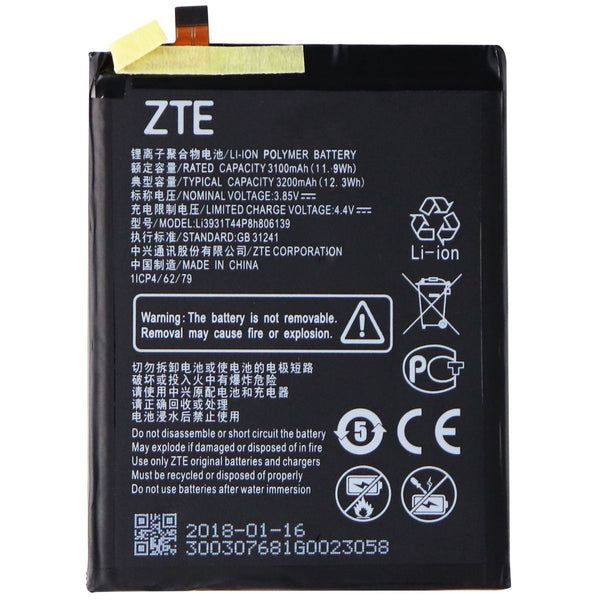 ZTE Rechargeable 3,100mAh (Li3931T44P8h806139) 3.85V Battery for ZTE Devices - ZTE - Simple Cell Shop, Free shipping from Maryland!