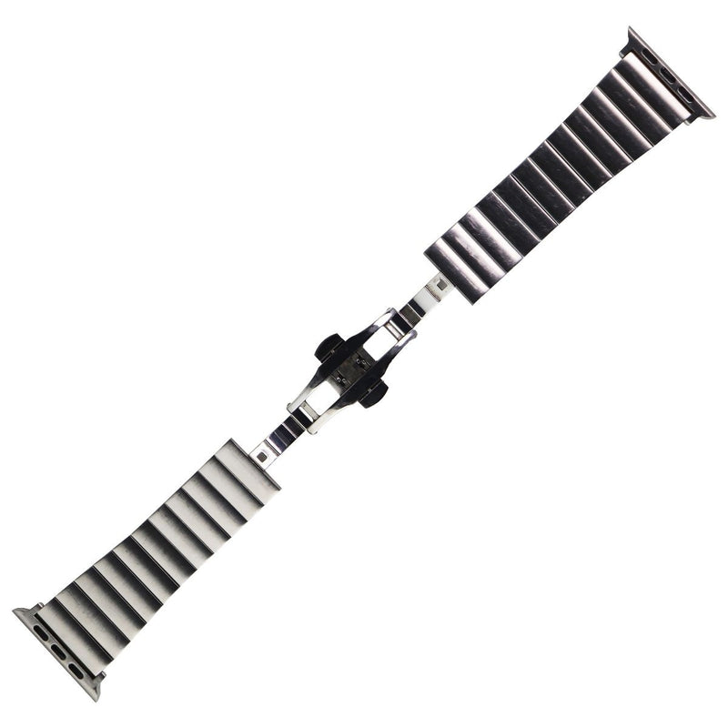 Stainless Steel (42mm) Metal Band for Apple Watch 42 & 44mm Cases - Silver - Unbranded - Simple Cell Shop, Free shipping from Maryland!
