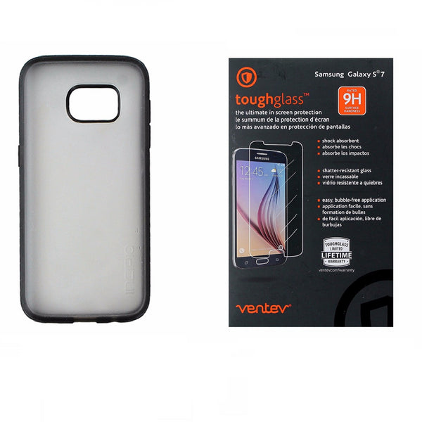 Incipio Black Frost Case & Ventev Glass Screen Protector for Samsung Galaxy S7 - Incipio - Simple Cell Shop, Free shipping from Maryland!