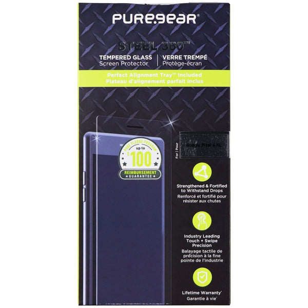 PureGear Steel 360 Screen Protector for Google Pixel 4 XL - Clear - PureGear - Simple Cell Shop, Free shipping from Maryland!