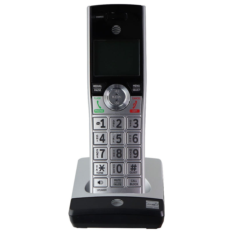 AT&T Cordless Handset (CL80107) Requires AT&T CL82207 to Operate - Silver/Black - AT&T - Simple Cell Shop, Free shipping from Maryland!
