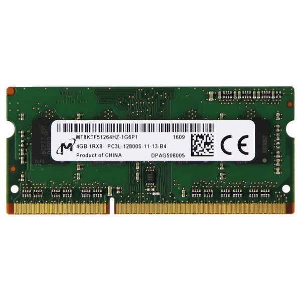 Micron (4GB) DDR3 RAM PC3L-12800S (1Rx8) SO-DIMM 1600MHz (MT8KTF51264HZ-1G6P1) - Micron - Simple Cell Shop, Free shipping from Maryland!