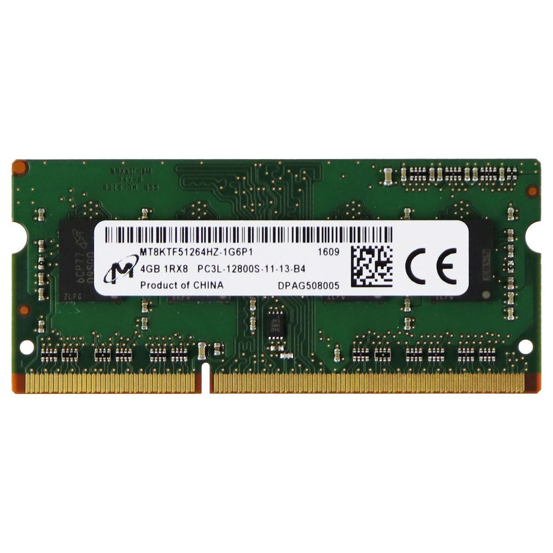 Micron (4GB) DDR3 RAM PC3L-12800S (1Rx8) SO-DIMM 1600MHz (MT8KTF51264HZ-1G6P1) - Micron - Simple Cell Shop, Free shipping from Maryland!
