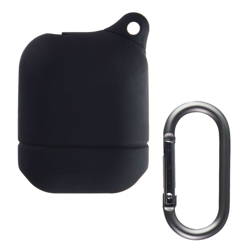 Key Silicone Soft Case with Clip for Apple AirPods 1st and 2nd Gen - Black - Key - Simple Cell Shop, Free shipping from Maryland!