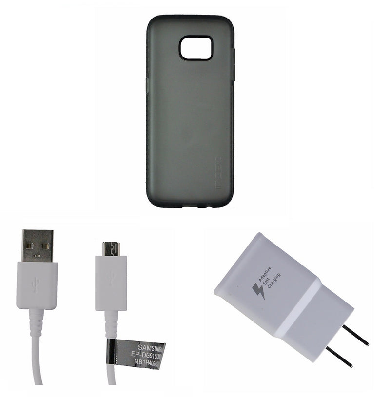 OEM Samsung Cable and Adapter KIT with Incipio Octane S7 Edge Frost/Gray Case - Incipio - Simple Cell Shop, Free shipping from Maryland!