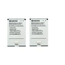 KIT 2x Kyocera Replacement 1,500mAh OEM Battery for C5170 - White (SCP-46LBPS) - Kyocera - Simple Cell Shop, Free shipping from Maryland!