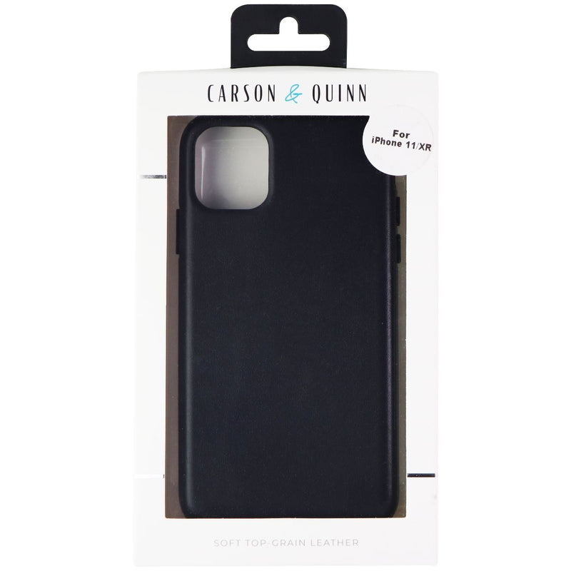 Carson & Quinn Case for iPhone 11/XR - Black Leather - Carson & Quinn - Simple Cell Shop, Free shipping from Maryland!