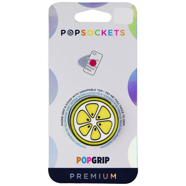 PopSockets PopGrip with Swappable Top for Phones & Tablets - Enamel Lemon Slice - PopSockets - Simple Cell Shop, Free shipping from Maryland!