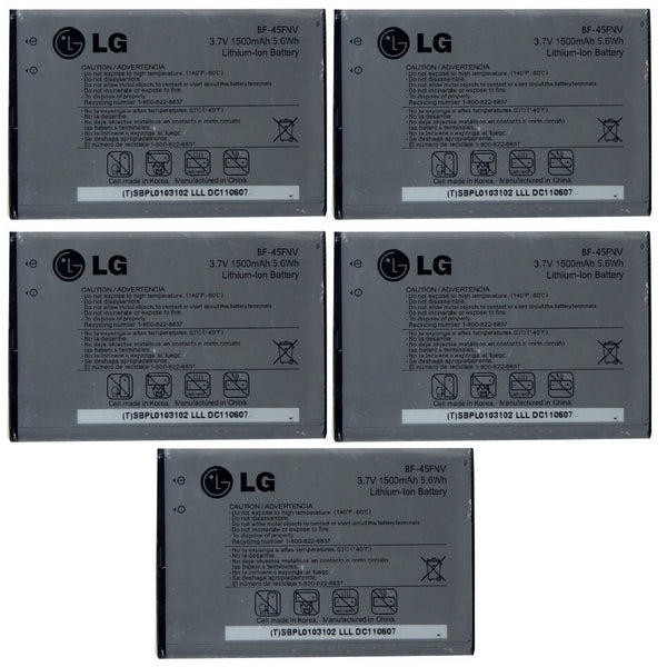 KIT 5x LG BF-45FNV 1500 mAh Replacement Battery for LG VS910 - LG - Simple Cell Shop, Free shipping from Maryland!