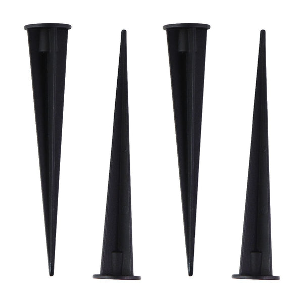Outdoor Yard and Pathway Metal Mounting Stakes with Screw Hole - Black (4 Pack) - Unbranded - Simple Cell Shop, Free shipping from Maryland!