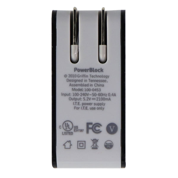 Griffin PowerBlock 2.1A Wall Charger Single USB Adapter - Black (100-0453) - Griffin - Simple Cell Shop, Free shipping from Maryland!