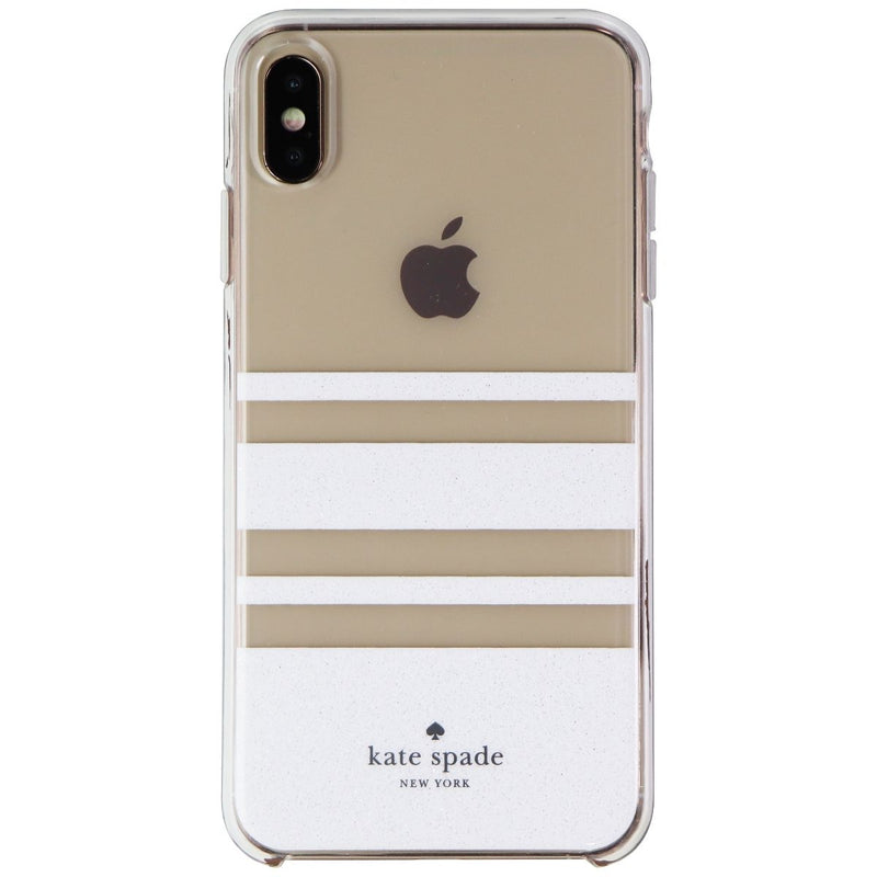 Kate Spade Protective Hardshell Case for iPhone Xs Max - Clear/White Glitter - Kate Spade - Simple Cell Shop, Free shipping from Maryland!