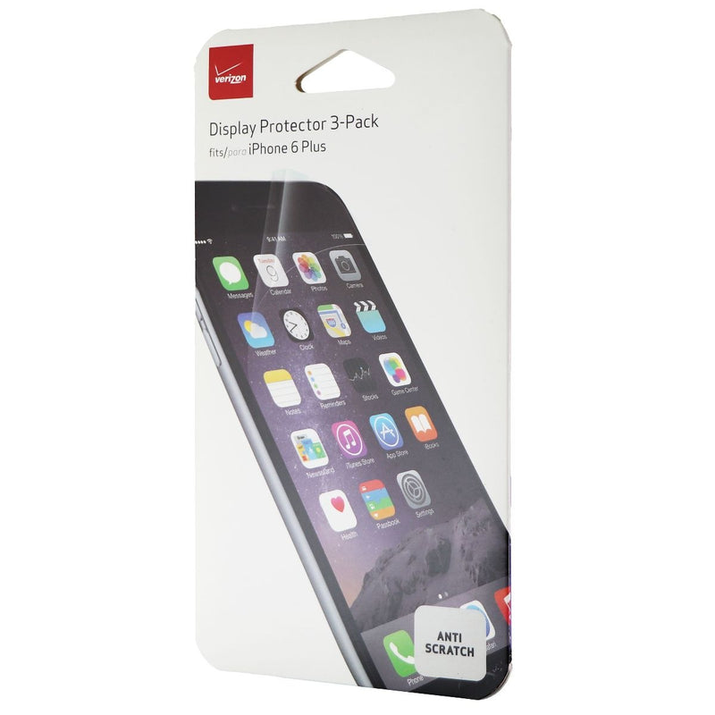 Verizon Display Protector 3-Pack for Apple iPhone 6 Plus - Anti-Scratch/Clear - Verizon - Simple Cell Shop, Free shipping from Maryland!