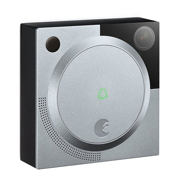 August Doorbell Camera W/ Microphone AUG-AB01-M01-S01)- 1st Generation - Silver - August - Simple Cell Shop, Free shipping from Maryland!