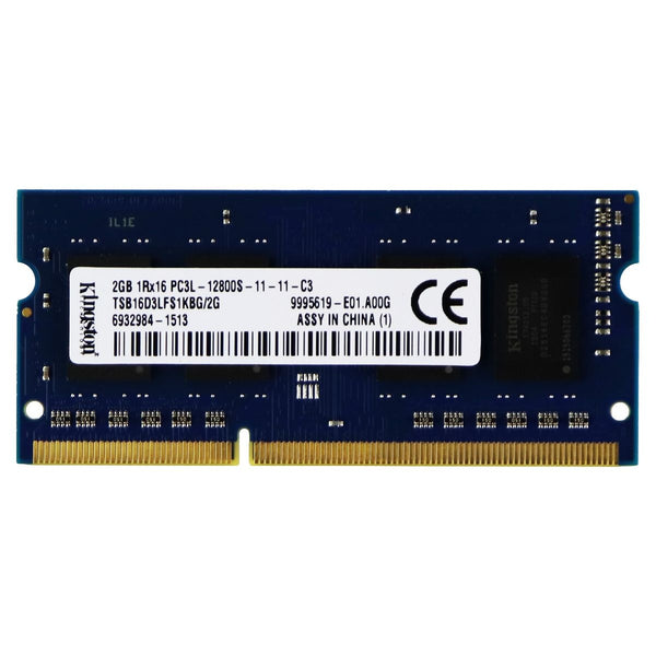 Kingston (2GB) DDR3 RAM PC3L-12800S (1Rx16) SO-DIMM 1600MHz (TSB16D3LFS1KBG/2G) - Kingston - Simple Cell Shop, Free shipping from Maryland!