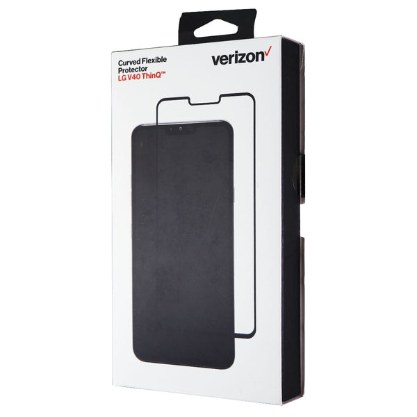 Verizon Curved Flexible Screen Protector for LG V40 ThinQ - Clear / Black Border - Verizon - Simple Cell Shop, Free shipping from Maryland!