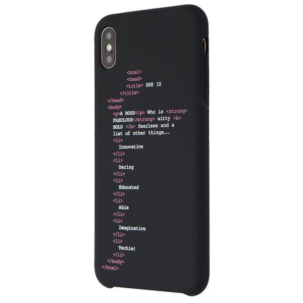 My Social Canvas GRLCODEPHNCS004 Girl Code Case for iPhone XS Max - Black - My Social Canvas - Simple Cell Shop, Free shipping from Maryland!