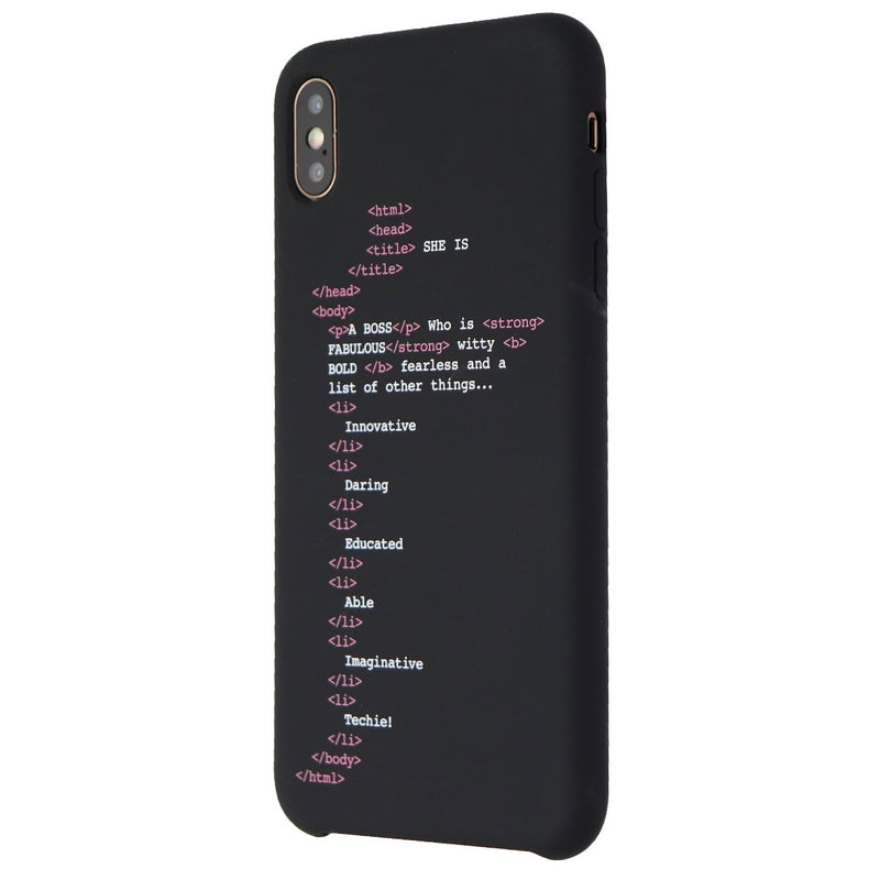 My Social Canvas GRLCODEPHNCS004 Girl Code Case for iPhone XS Max - Black - My Social Canvas - Simple Cell Shop, Free shipping from Maryland!