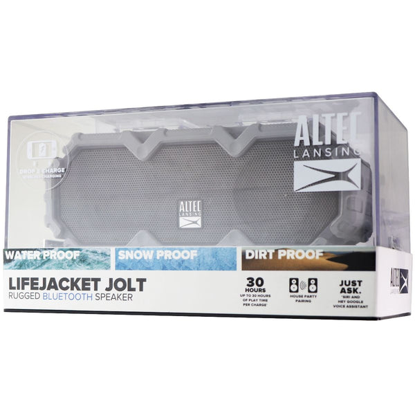 Altec Lansing LifeJacket Jolt Rugged Bluetooth Speaker - Gray/Black (IMW580-GG) - Altec Lansing - Simple Cell Shop, Free shipping from Maryland!