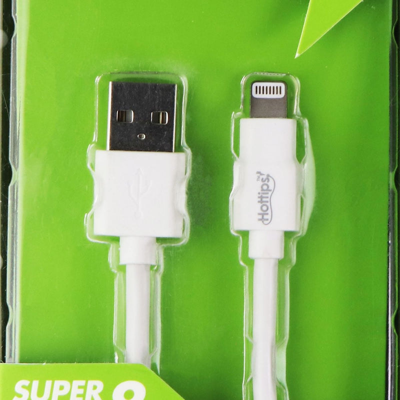 Hottips 8Ft USB Charge and Sync Cable for iPhones - White - Hottips - Simple Cell Shop, Free shipping from Maryland!