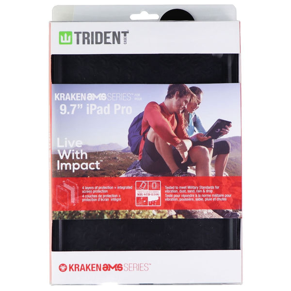 Trident Case Kraken AMS Impact Resistant Case for iPad Pro 9.7 (1st Gen) - Black - Trident Case - Simple Cell Shop, Free shipping from Maryland!