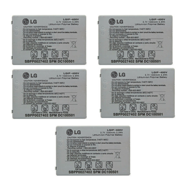 KIT 5x LG LGIP-400V Battery For Ally VS740 Fathom VS750 SBPP0027402 OEM - LG - Simple Cell Shop, Free shipping from Maryland!