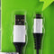 Hottips  4ft Charge & Sync Cable for Micro USB Devices - Silver/Black - Hottips - Simple Cell Shop, Free shipping from Maryland!