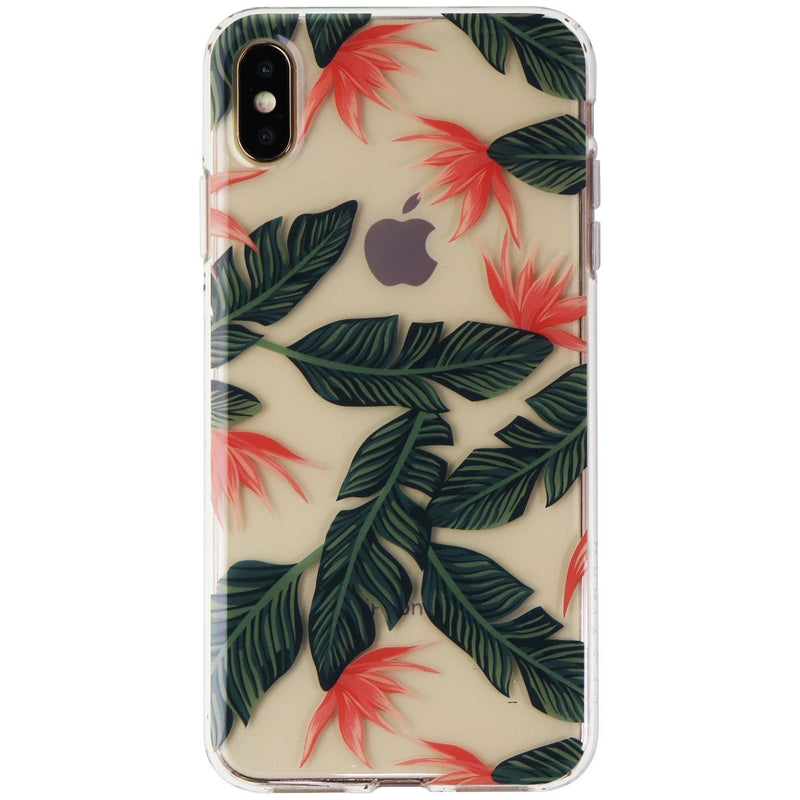 Platinum Hardshell Case for Apple iPhone XS Max Smartphone - Palm Trees/Clear - Platinum - Simple Cell Shop, Free shipping from Maryland!