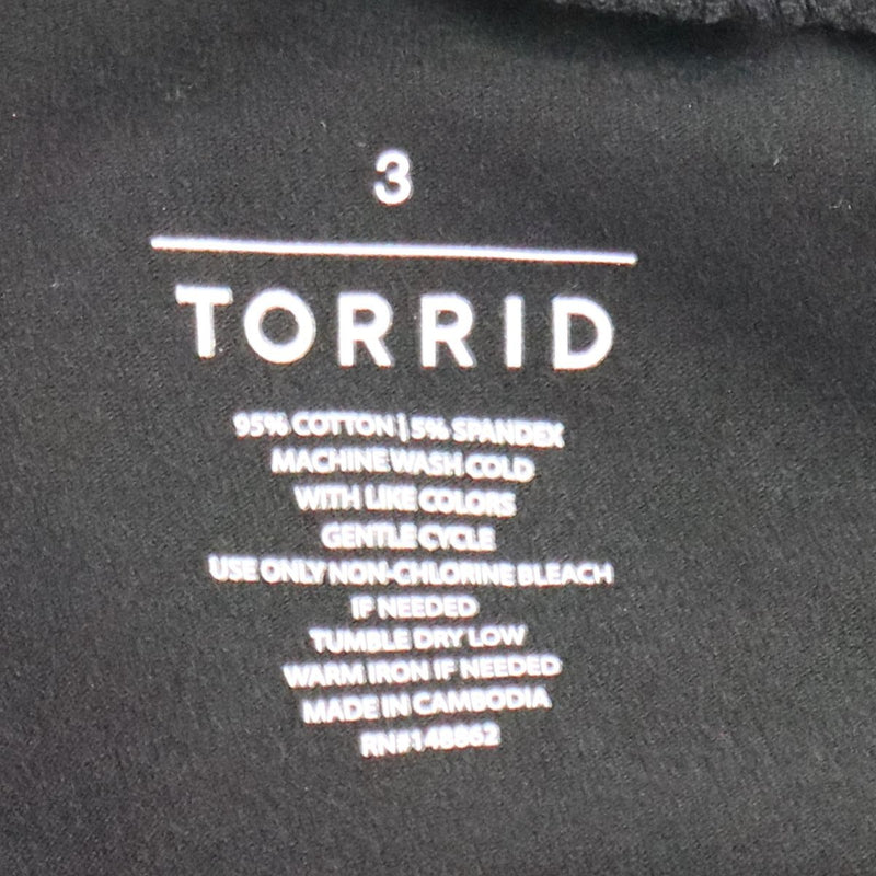 Torrid Womens Soft Stretch Pants - Black - Size 3 XL - Torrid - Simple Cell Shop, Free shipping from Maryland!