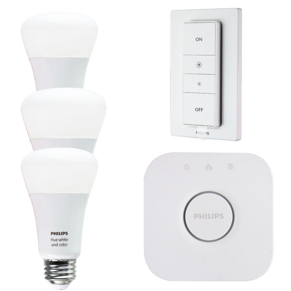 Philips Hue Color 3pk Starter Kit with Lightswitch - Philips - Simple Cell Shop, Free shipping from Maryland!