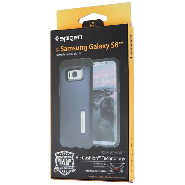 Spigen Slim Armor Dual Layer Case for Samsung Galaxy S8 - Metal Slate - Spigen - Simple Cell Shop, Free shipping from Maryland!