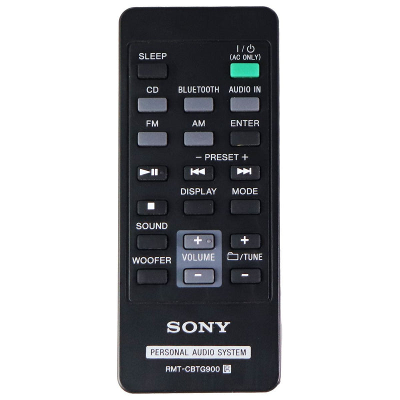 Sony Remote Control (RMT-CBTG900) for Personal Audio Systems - Black - Sony - Simple Cell Shop, Free shipping from Maryland!