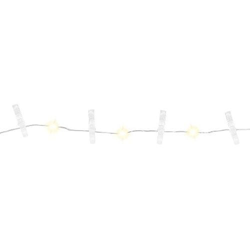 Merkury Innovations Mini LED Clip String Lights - 16 Moveable Clips - White - Merkury Innovations - Simple Cell Shop, Free shipping from Maryland!