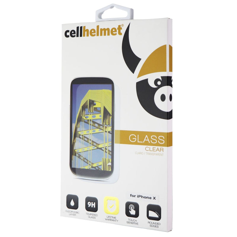 CellHelmet Tempered Glass Screen Protector for iPhone Xs/X - Clear - CellHelmet - Simple Cell Shop, Free shipping from Maryland!