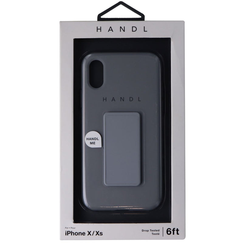 HANDL Soft Touch Phone Case with Supporting Stand / Grip for iPhone X / Xs- Gray - HANDL - Simple Cell Shop, Free shipping from Maryland!