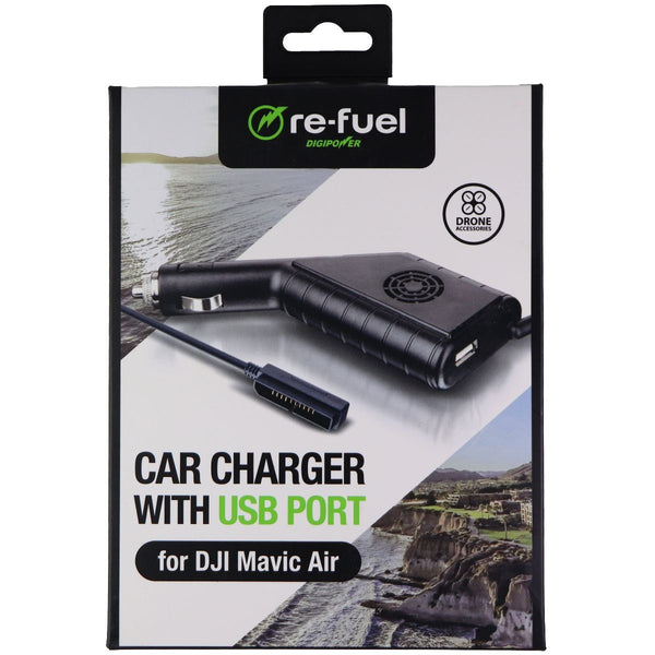 DigiPower Re-Fuel Car Charger for DJI Mavic Air with Extra USB Port - Black - Digipower - Simple Cell Shop, Free shipping from Maryland!
