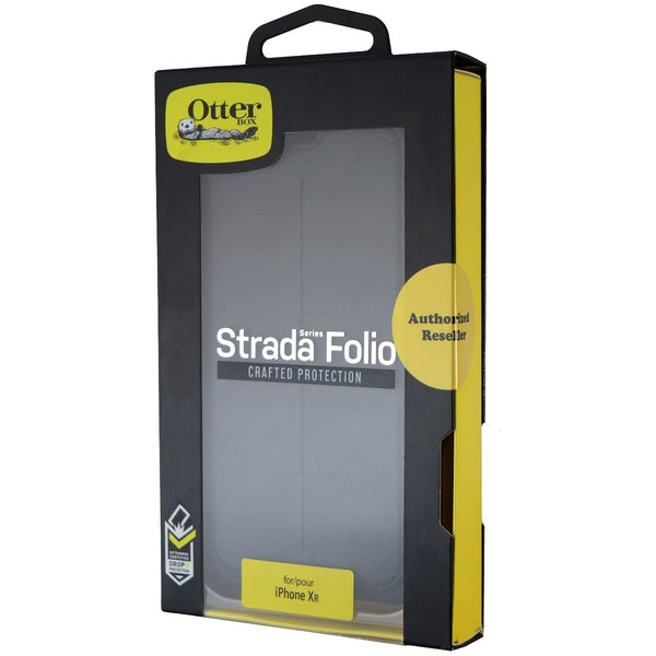 OtterBox Strada Series Leather Folio Case for iPhone XR - Shadow (Black/Pewter) - OtterBox - Simple Cell Shop, Free shipping from Maryland!