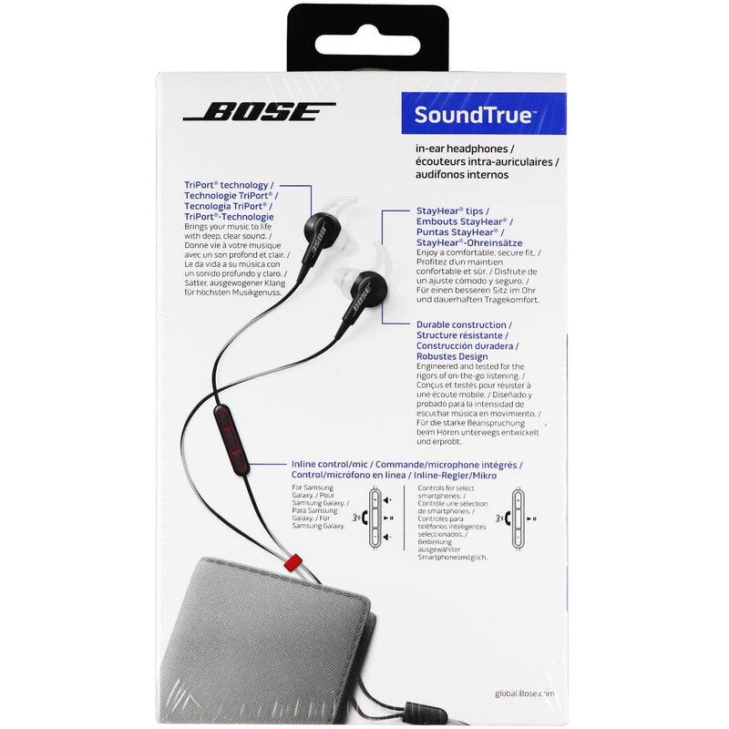 Bose SoundTrue In-Ear Headphones for Samsung Galaxy Android Models - Black - Bose - Simple Cell Shop, Free shipping from Maryland!