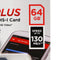 SanDisk Ultra Plus microSDXC UHS-1 Card with Adapter - (64GB / 130MB/s) - SanDisk - Simple Cell Shop, Free shipping from Maryland!
