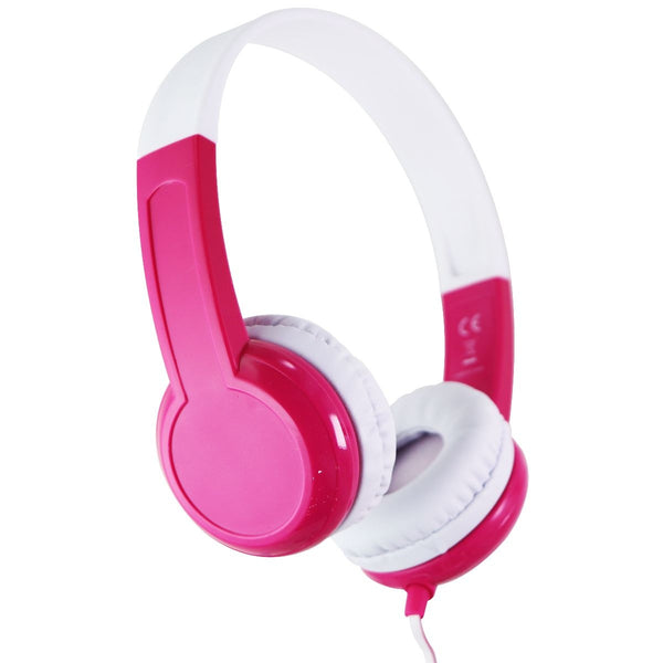 ONANOFF BuddyPhones Kids 3.5mm Safe Audio Headphones - Pink/White - ONANOFF - Simple Cell Shop, Free shipping from Maryland!