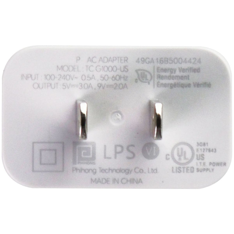 Official Google USB-C Wall Charger - Off-White / Blue (TC G1000-US) - Google - Simple Cell Shop, Free shipping from Maryland!