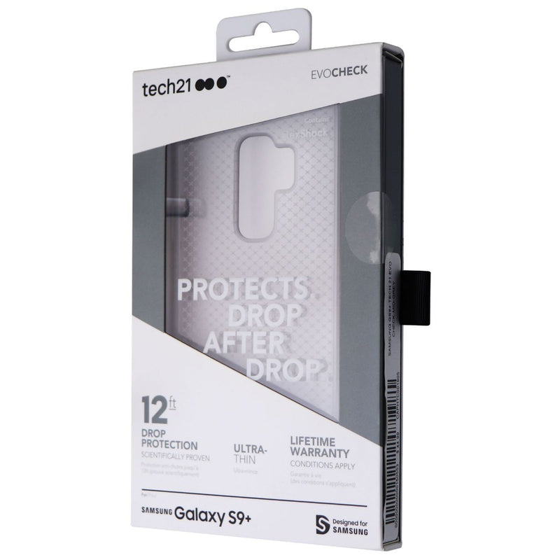 Tech21 Evo Check Series Case for Samsung Galaxy S9+ (Plus Model) - Mid-Gray
