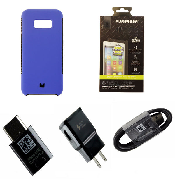 Samsung Galaxy S8 Accessory Kit with Case, Screen Protector, and Charging Kit - Modal - Simple Cell Shop, Free shipping from Maryland!