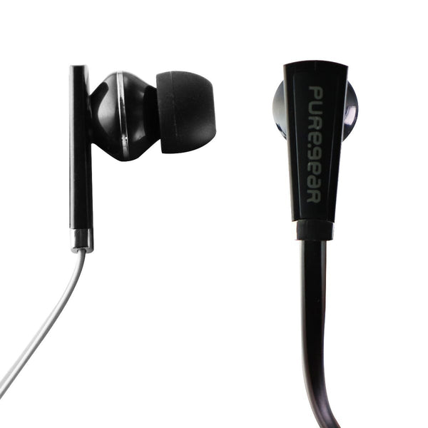 PureGear PureBoom Flat Cable Premium 3.5mm Stereo Headset - Black/Gray - PureGear - Simple Cell Shop, Free shipping from Maryland!