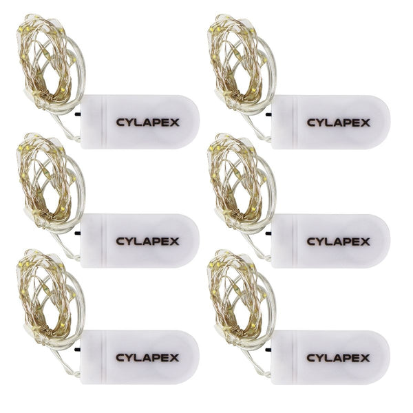 Cylapex 3.3 ft. Starry String Lights Pack of 6 Units - Warm White - CYLAPEX - Simple Cell Shop, Free shipping from Maryland!