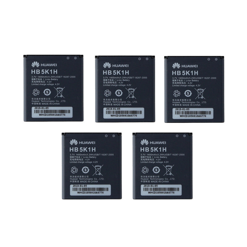 KIT 5x Huawei HB5K1H 1400 mAh Replacement Battery for Huawei M865/Ascend 2/Sonic - Huawei - Simple Cell Shop, Free shipping from Maryland!