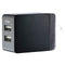 Blackweb (5V/3.4A) Dual USB Wall Charger/Adapter - Black (BWA15TA001) - BlackWeb - Simple Cell Shop, Free shipping from Maryland!