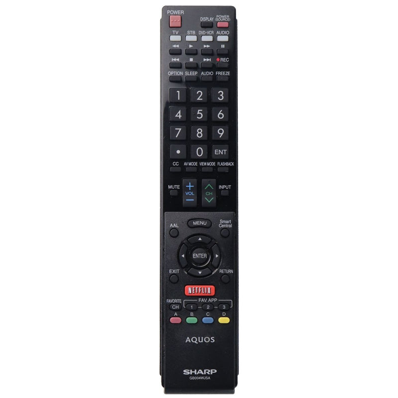 Sharp Remote Control (GB004WJSA) for Select Hisense and Sharp TVs - Black - SHARP - Simple Cell Shop, Free shipping from Maryland!